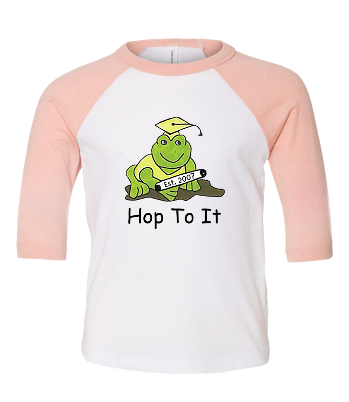 Hop To It Three-Quarter Sleeve Baseball Tee