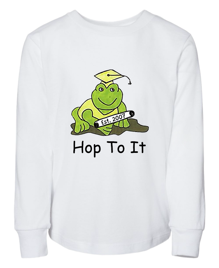 Hop To It Toddler Jersey Long Sleeve Tee