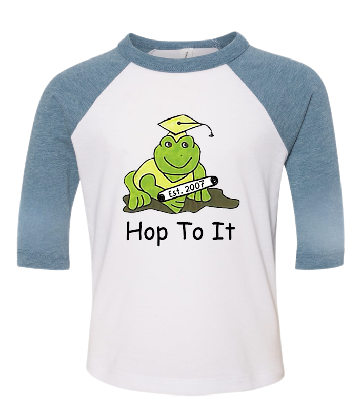 Hop To It Three-Quarter Sleeve Baseball Tee