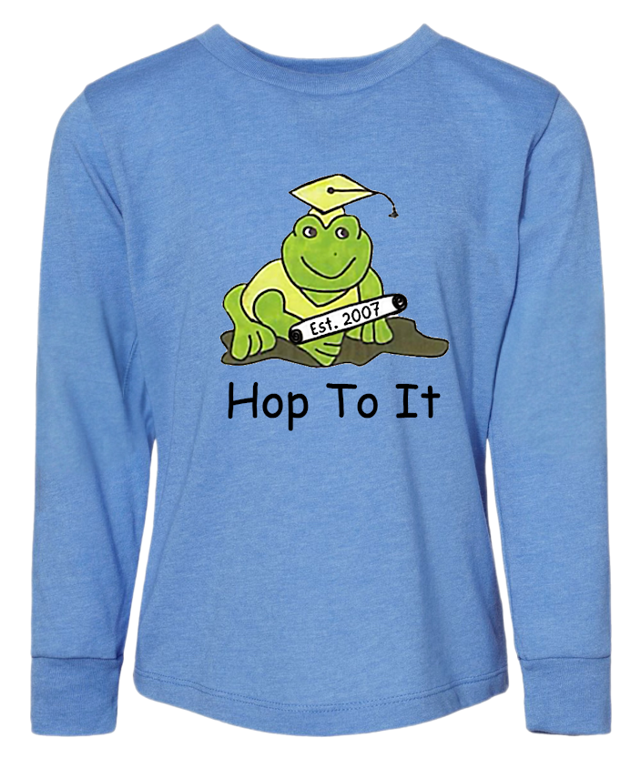 Hop To It Toddler Jersey Long Sleeve Tee