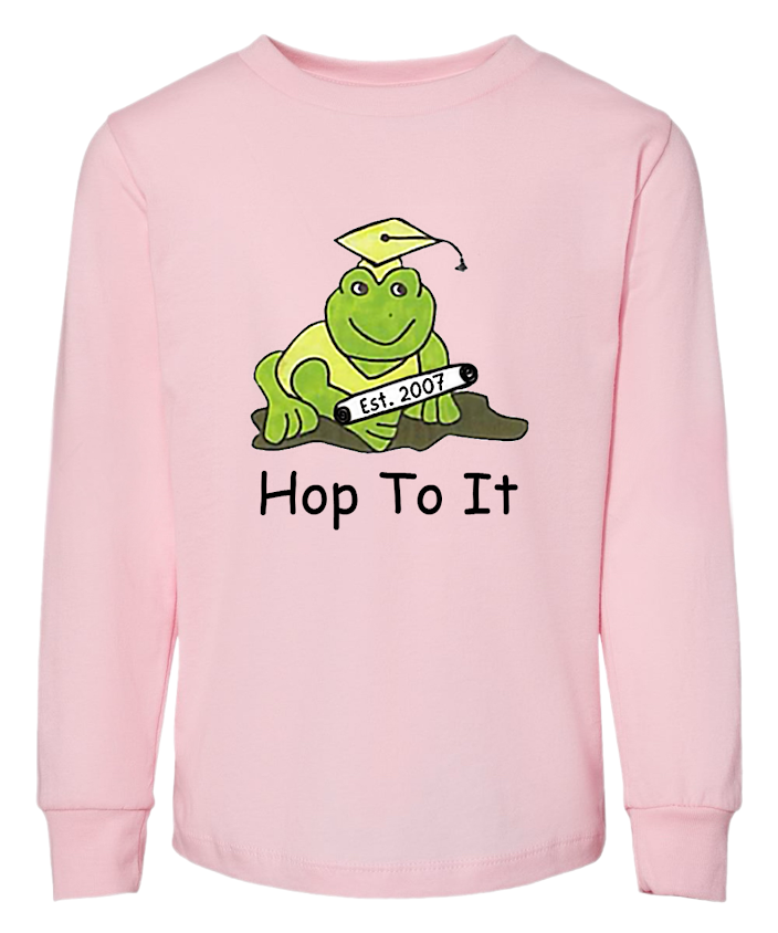 Hop To It Toddler Jersey Long Sleeve Tee