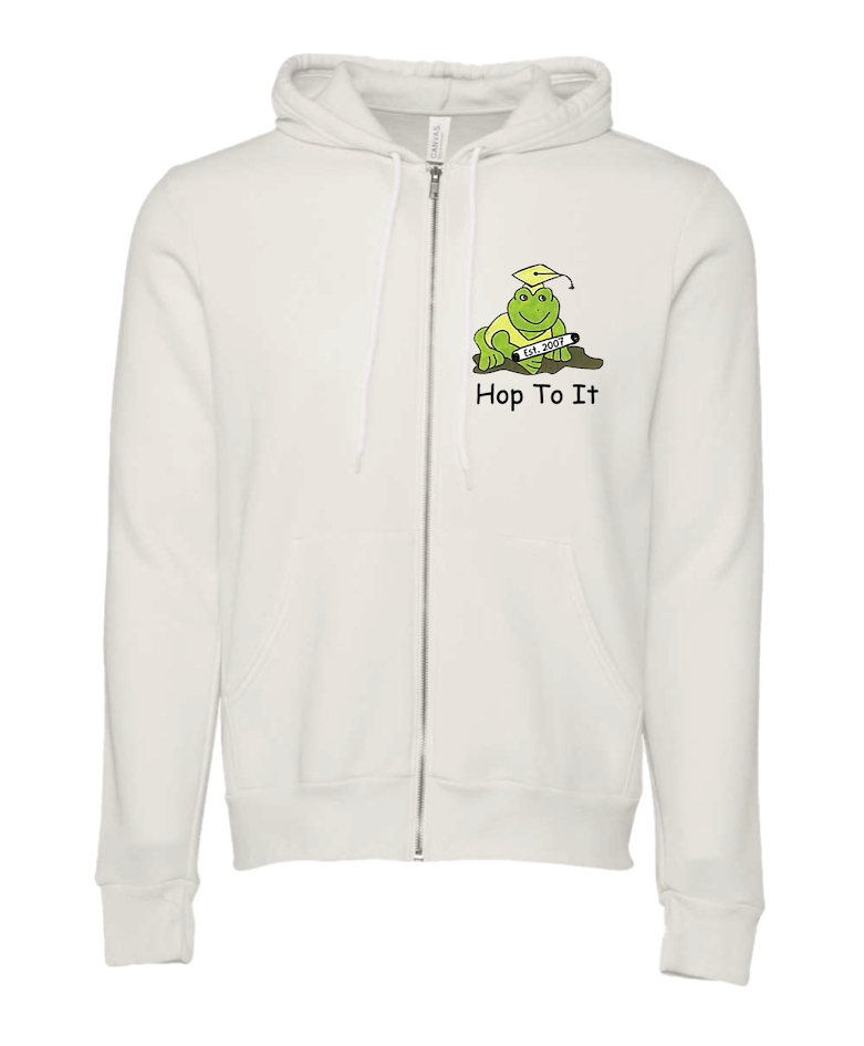 Hop To It Adult Zipper Hoodies