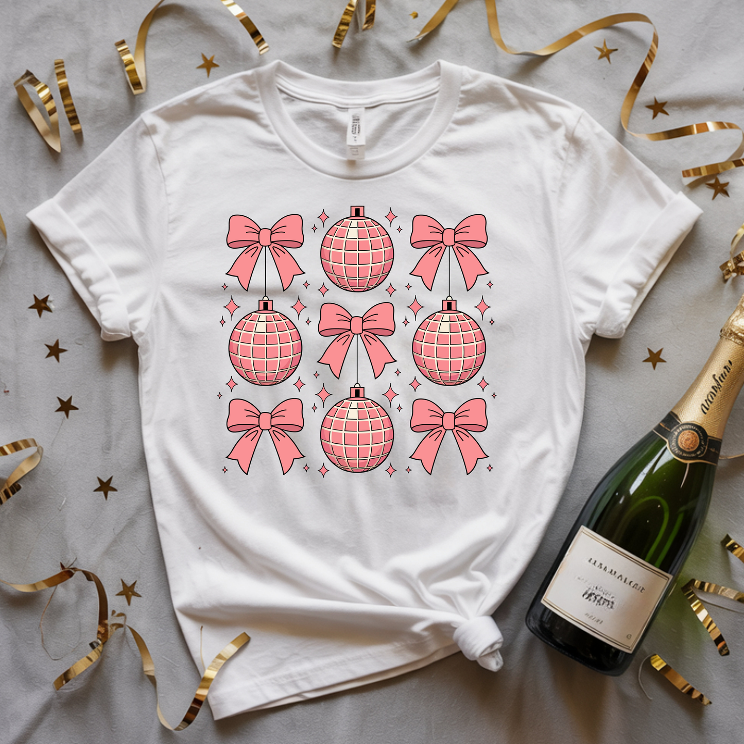 New Year Bow's & Disco Ball's