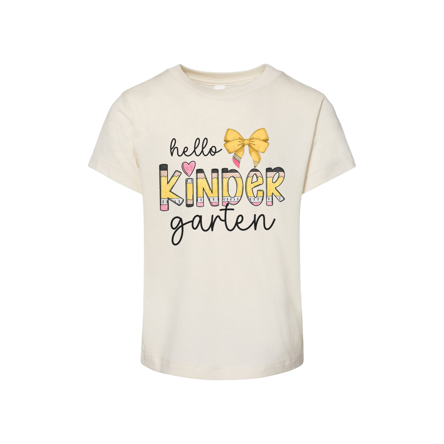Back To School "Hello Kindergarten" Youth Tee