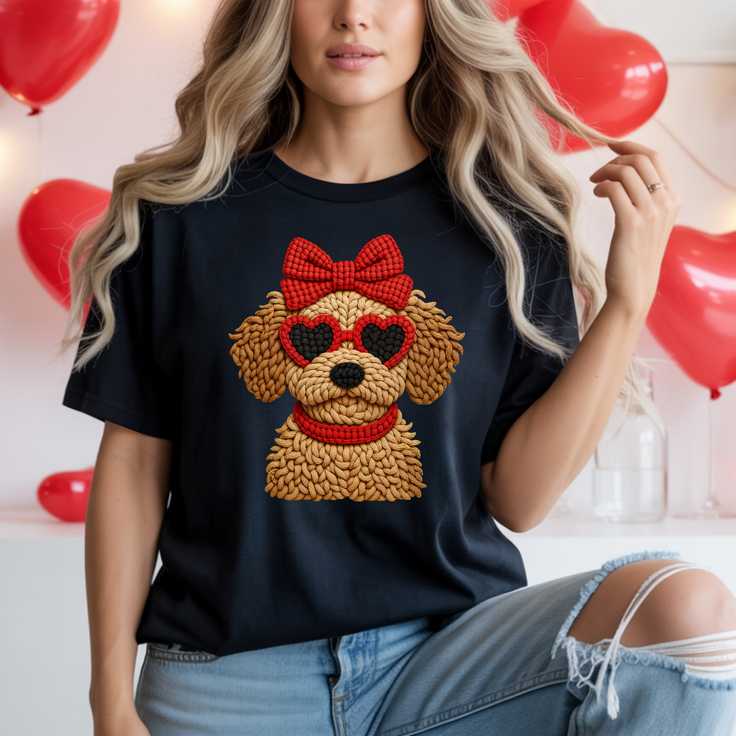 Valentines Puppy Design