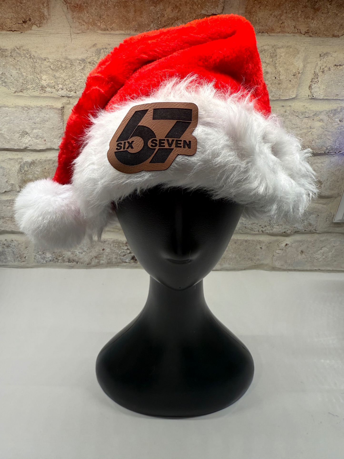 67 Santa Hat Red