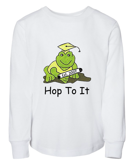 Hop To It Toddler Jersey Long Sleeve Tee