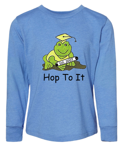 Hop To It Toddler Jersey Long Sleeve Tee
