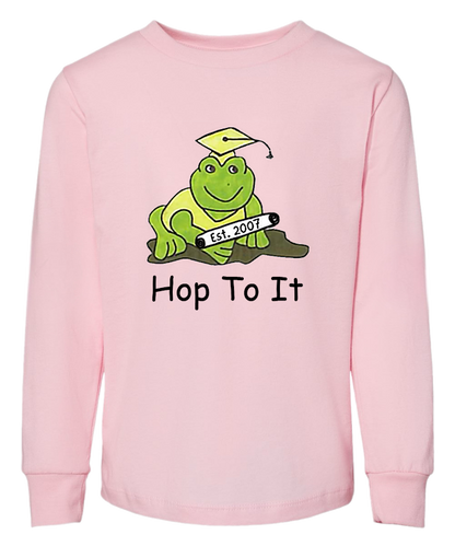 Hop To It Toddler Jersey Long Sleeve Tee