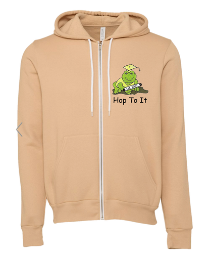 Hop To It Adult Zipper Hoodies
