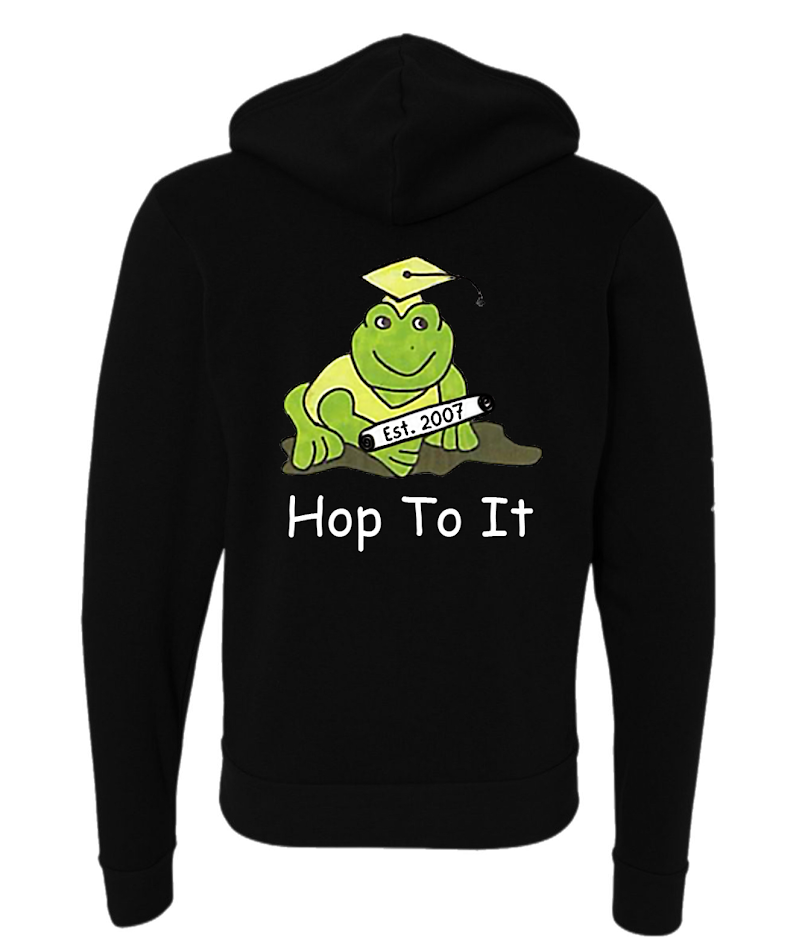 Hop To It Adult Zipper Hoodies