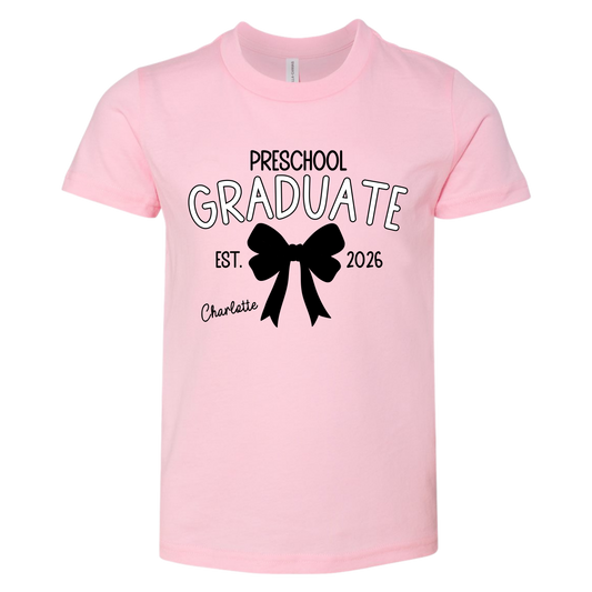 Customizable Name Preschool Graduate Shirt