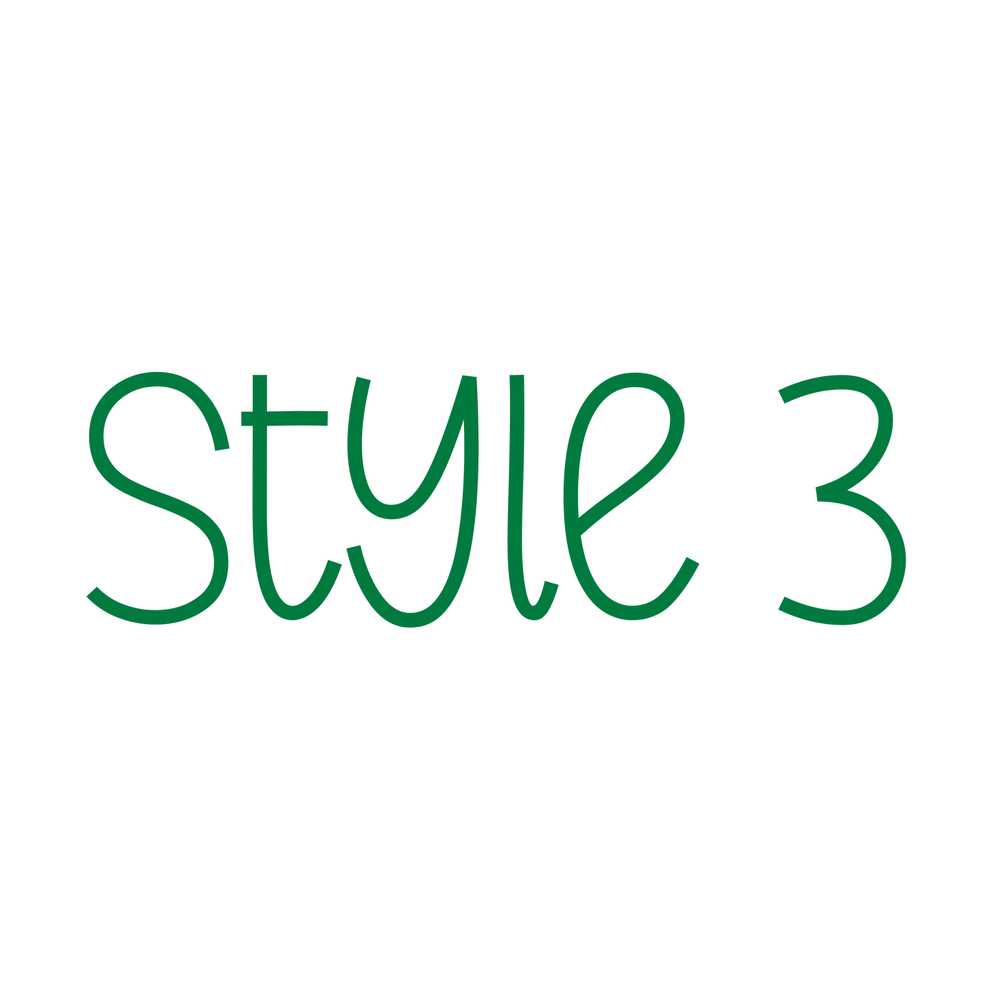Customize With Your Doll's Name (Dark Green)