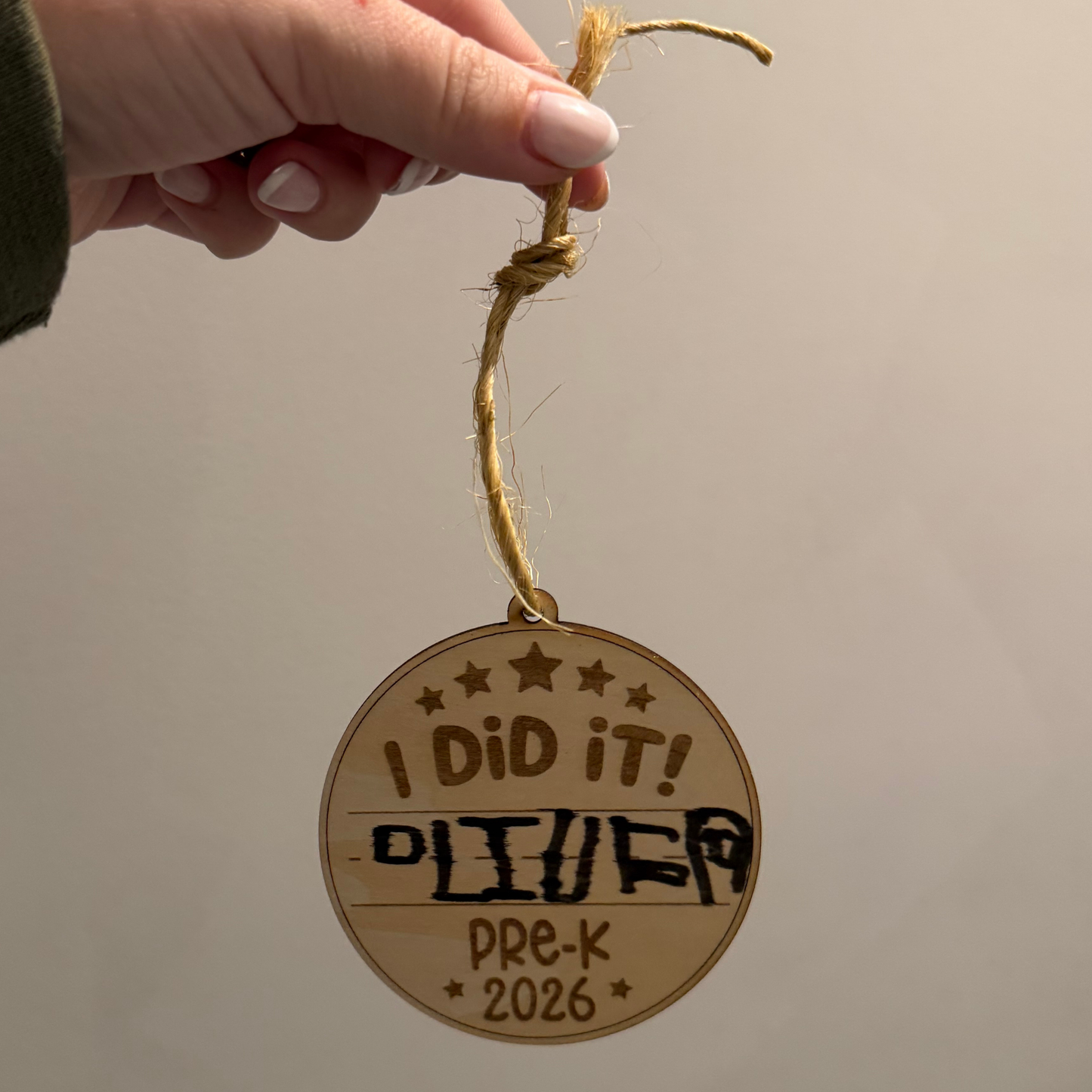 Write-On Graduation Ornament