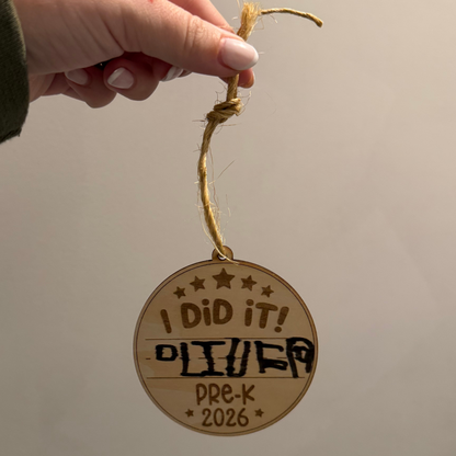 Write-On Graduation Ornament