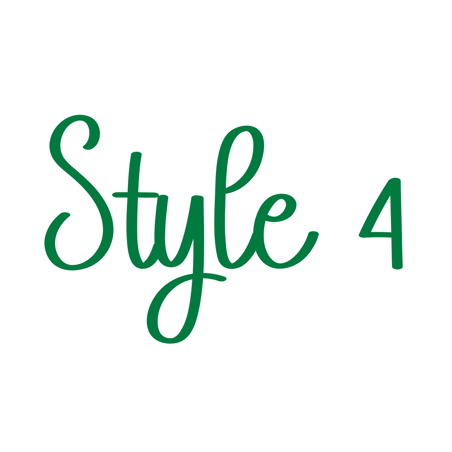Customize With Your Doll's Name (Dark Green)
