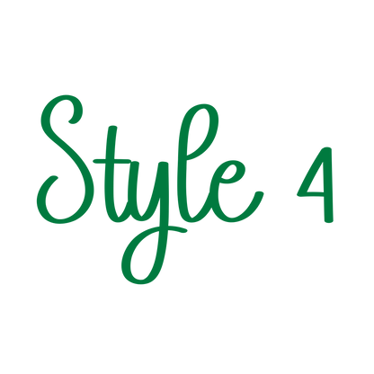 Customize With Your Doll's Name (Dark Green)