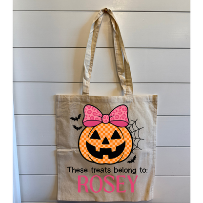 Halloween Customizable Treat Bag