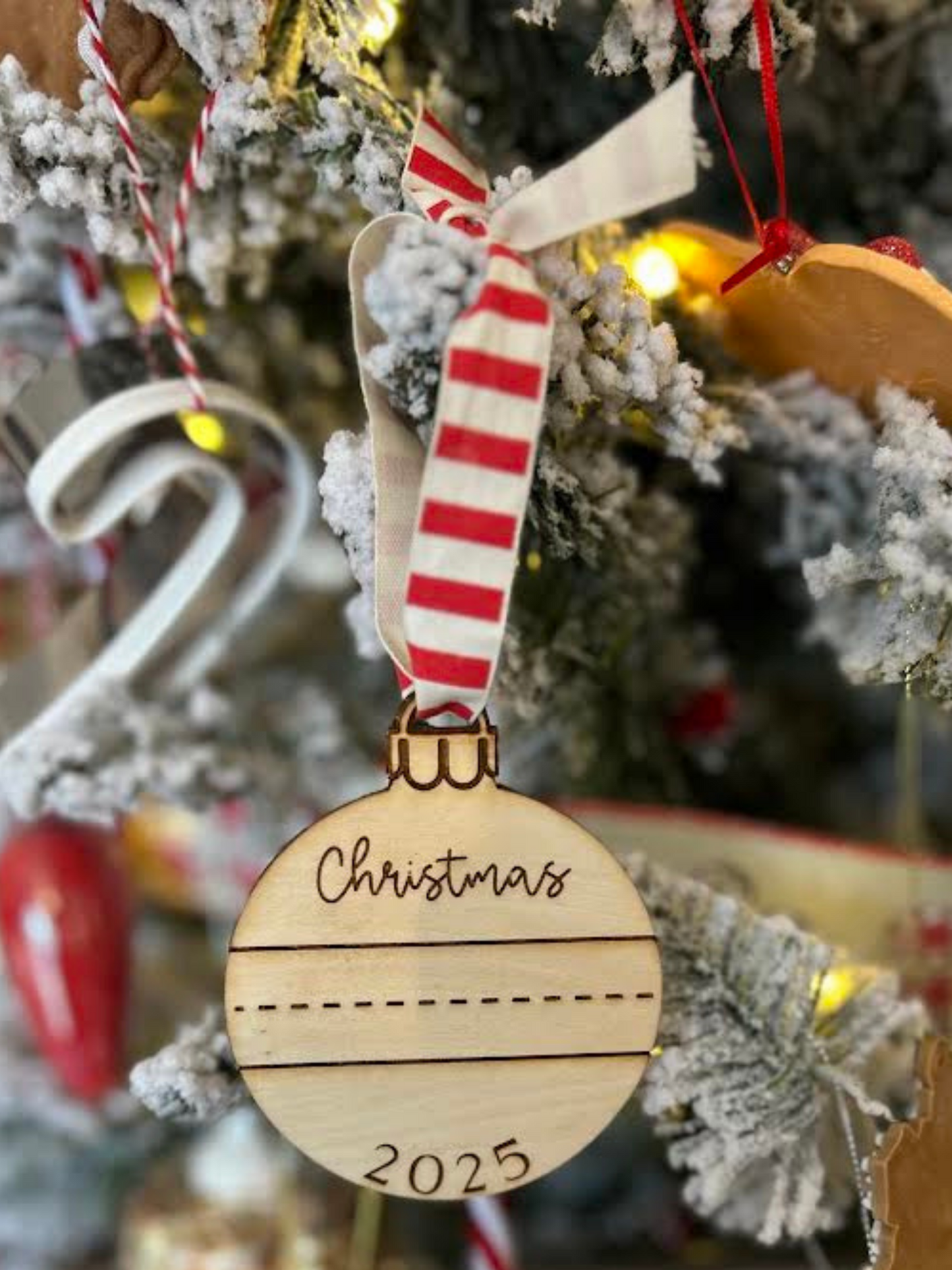 Write-On Christmas 2025 Ornament