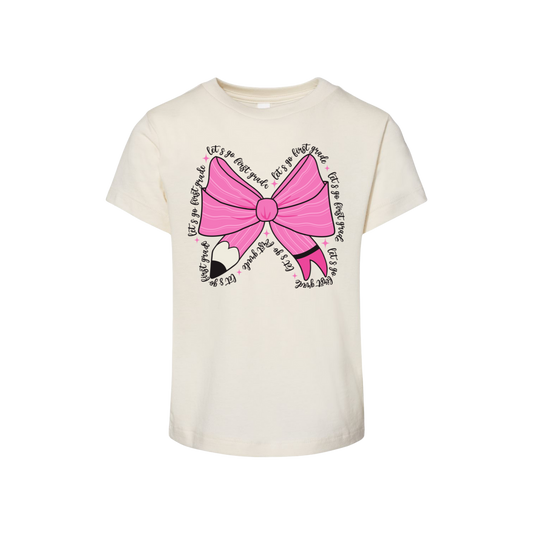 Back To School Lets Go First Grade Youth Tee