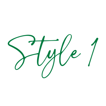 Customize With Your Doll's Name (Dark Green)