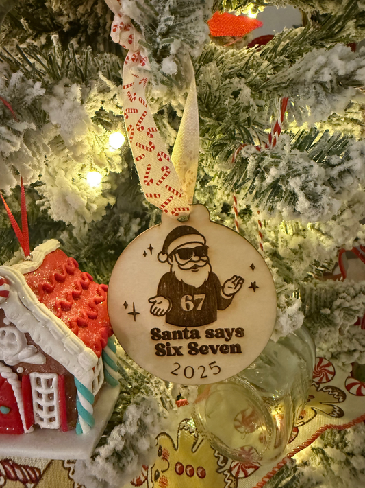 Santa 67 Ornament