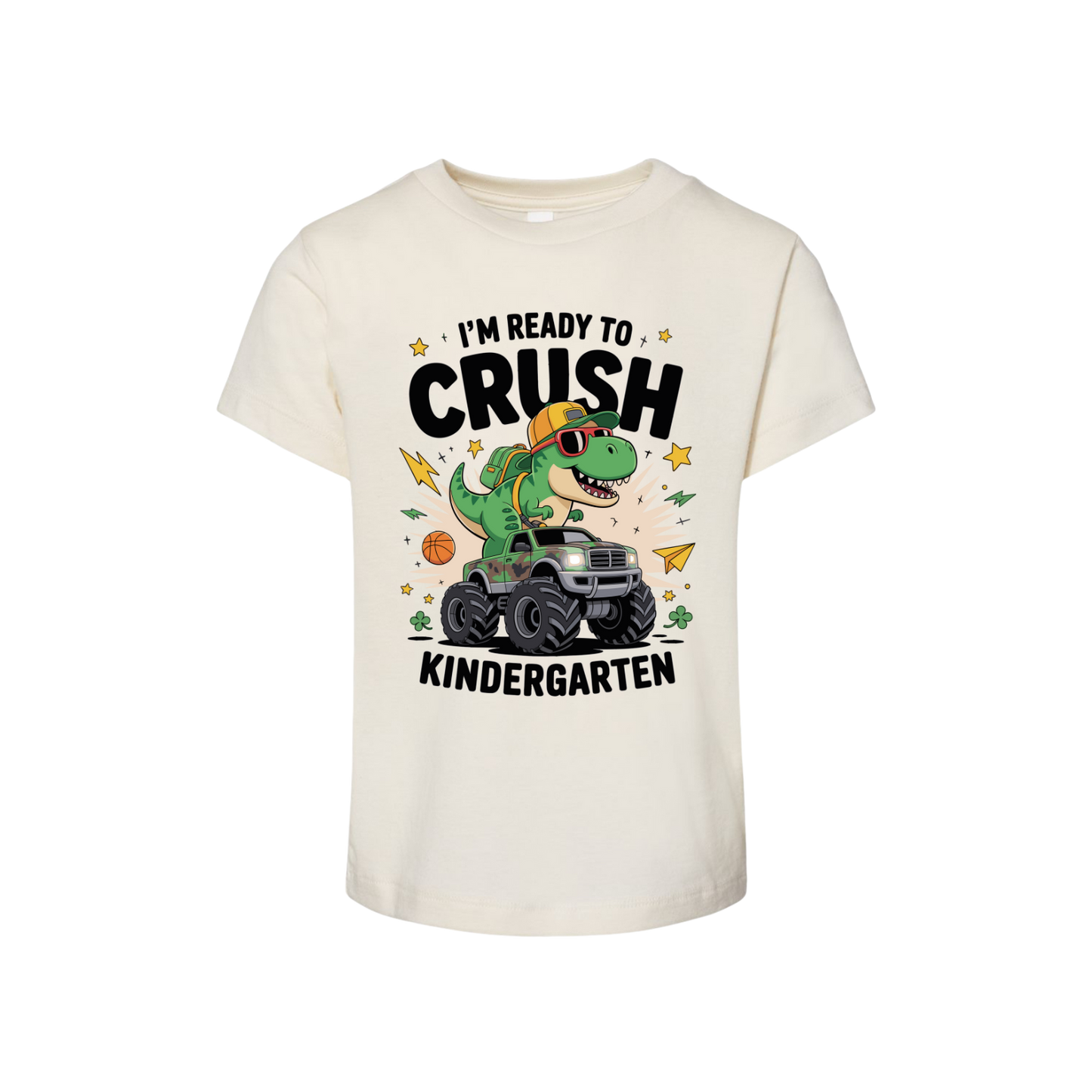 Back To School I Am Ready To Crush Kindergarten Youth Tee