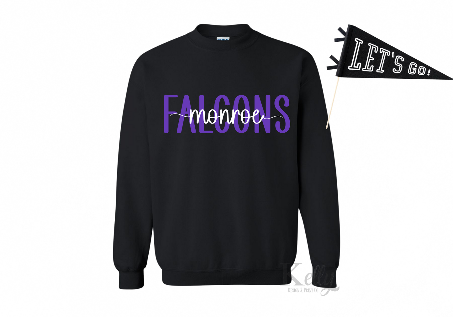Monroe Falcons T-Shirt Or Sweatshirt