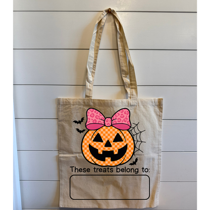Halloween Blank Treat Bag