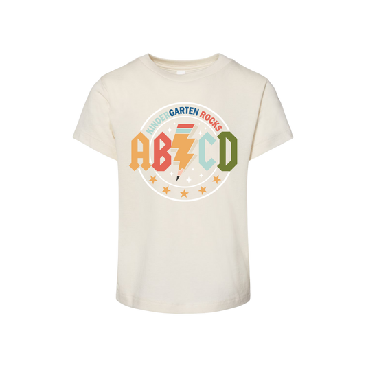 Back To School Kindergarten Rocks AB/CD Youth Tee