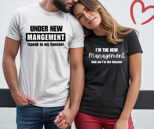 Funny Engaged Couple Twin Set