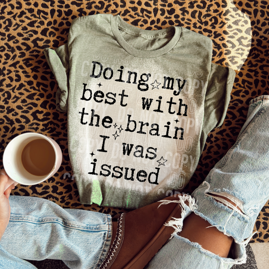 Doing My Best With The Brain I Was Issued
