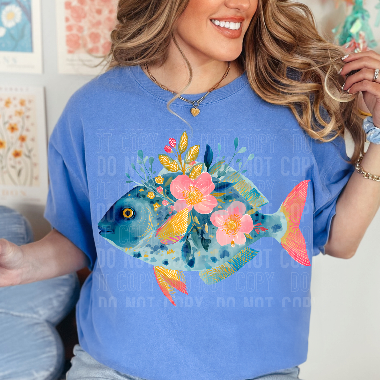 Floral Fish Design