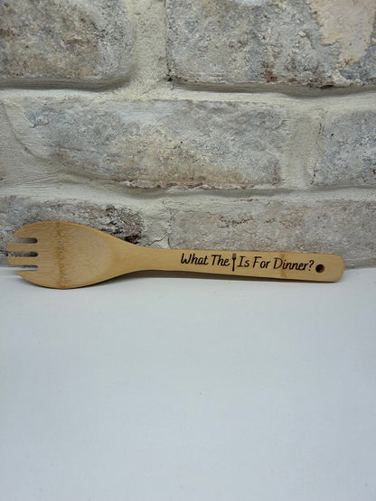 Engraved Wooden Kitchen Utensils