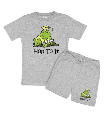 Hop To It T-Shirt & Shorts Matching Set