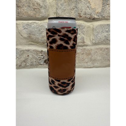 Tall/Slim Leopard Koozie