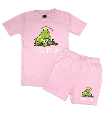 Hop To It T-Shirt & Shorts Matching Set