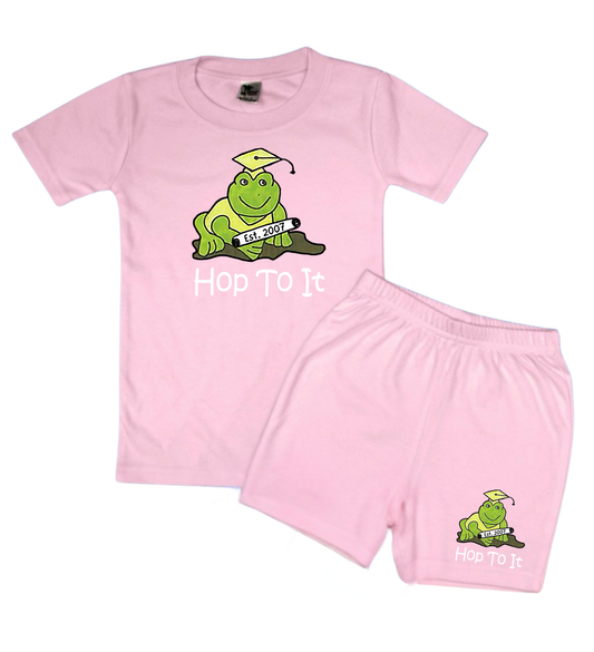 Hop To It T-Shirt & Shorts Matching Set